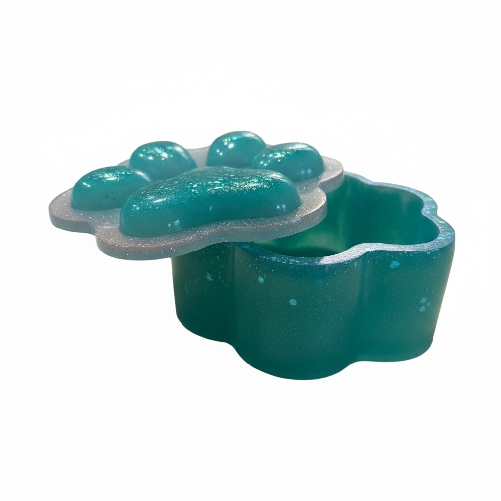 Scatoletta artigianale in resina